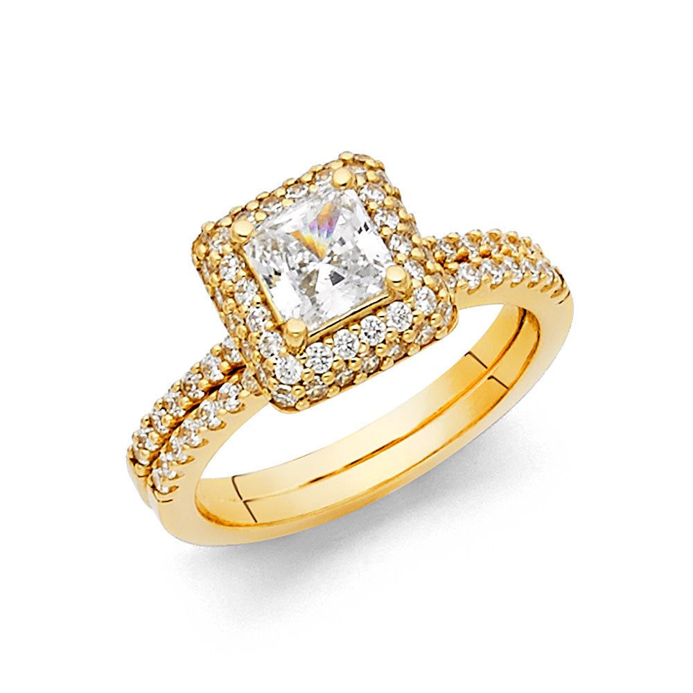 CZ Engagement Rings - 14K Gold - RG1132