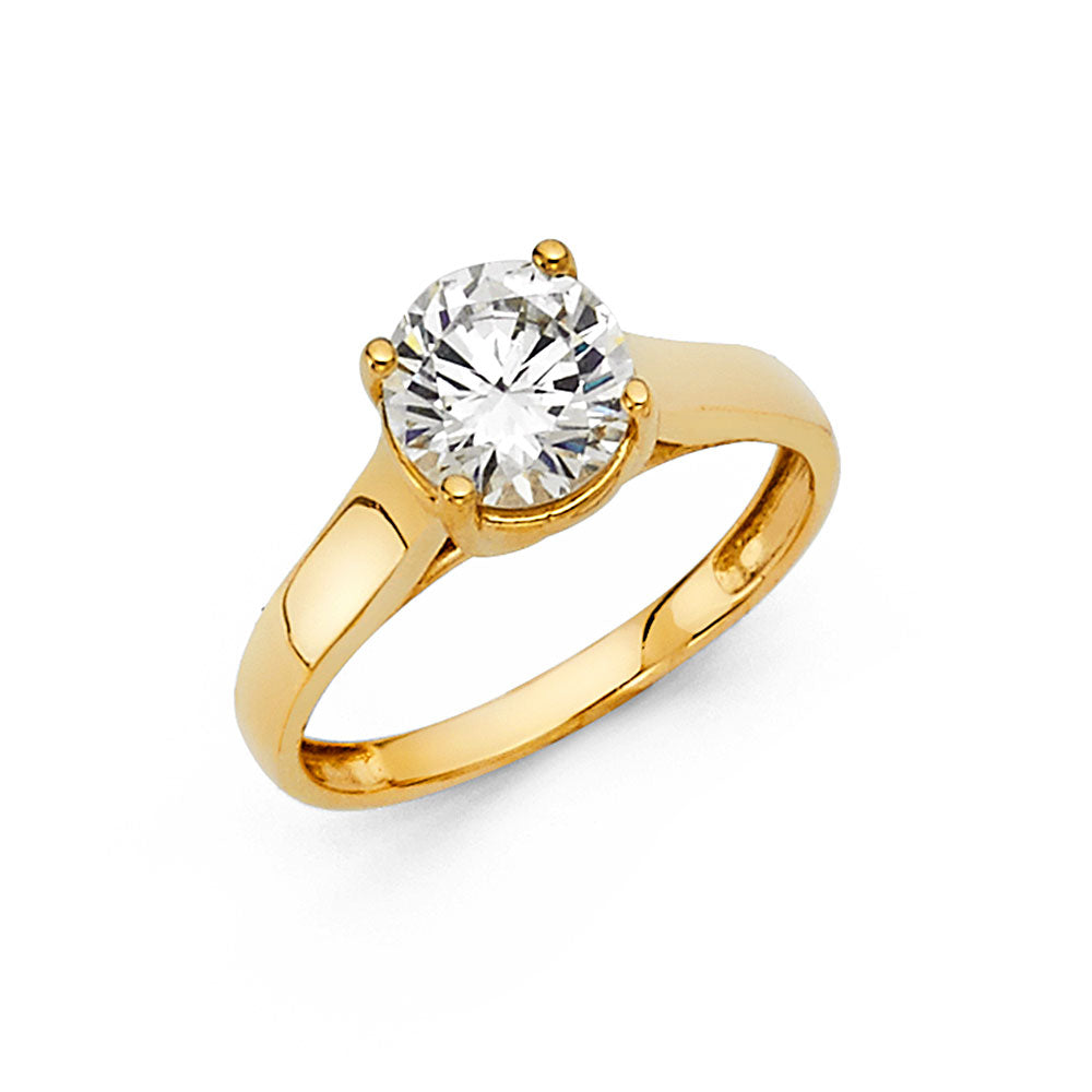 CZ Engagement Rings - 14K Gold - RG1146