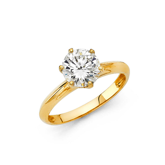 CZ Engagement Rings - 14K Gold - RG1150