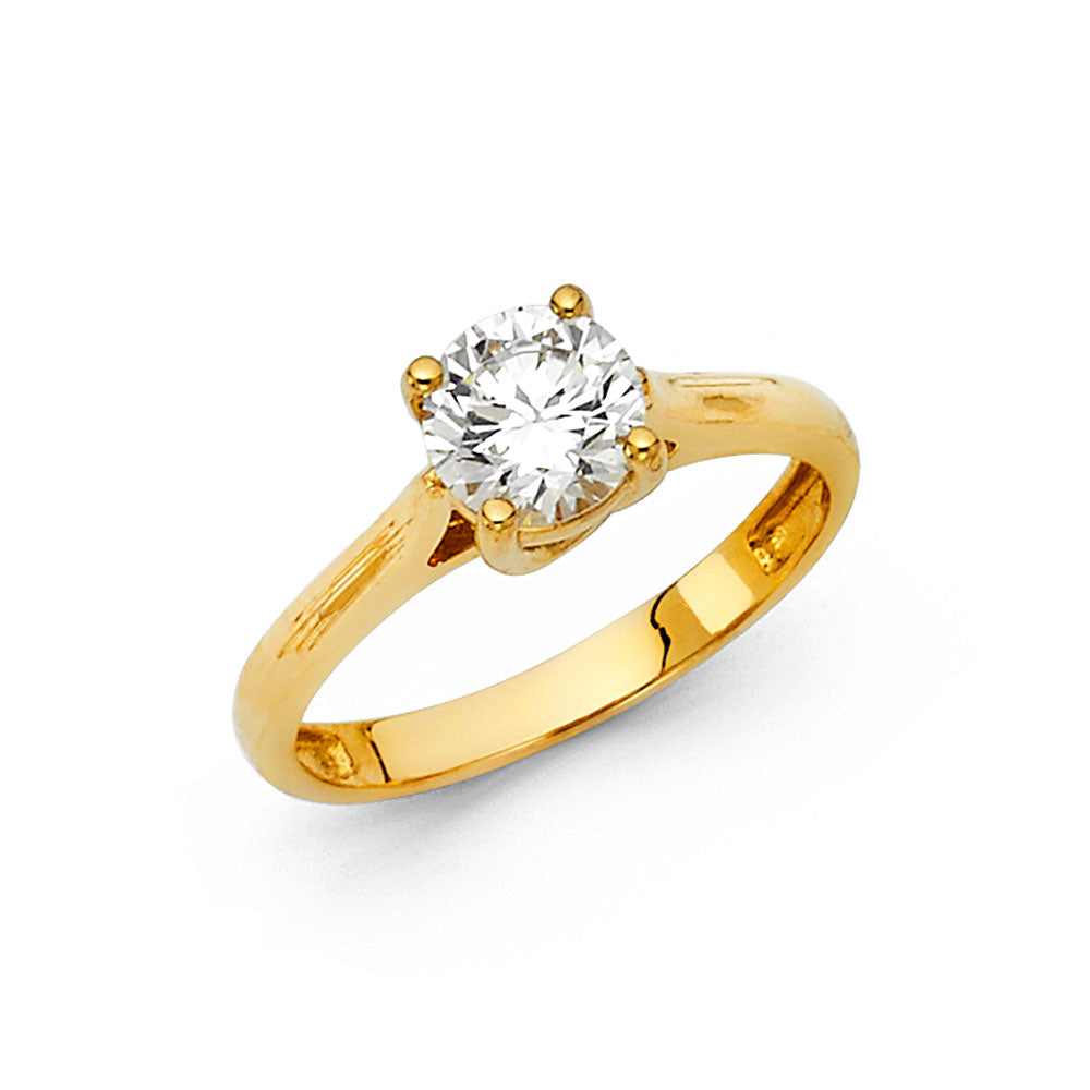 CZ Engagement Rings - 14K Gold - RG1152