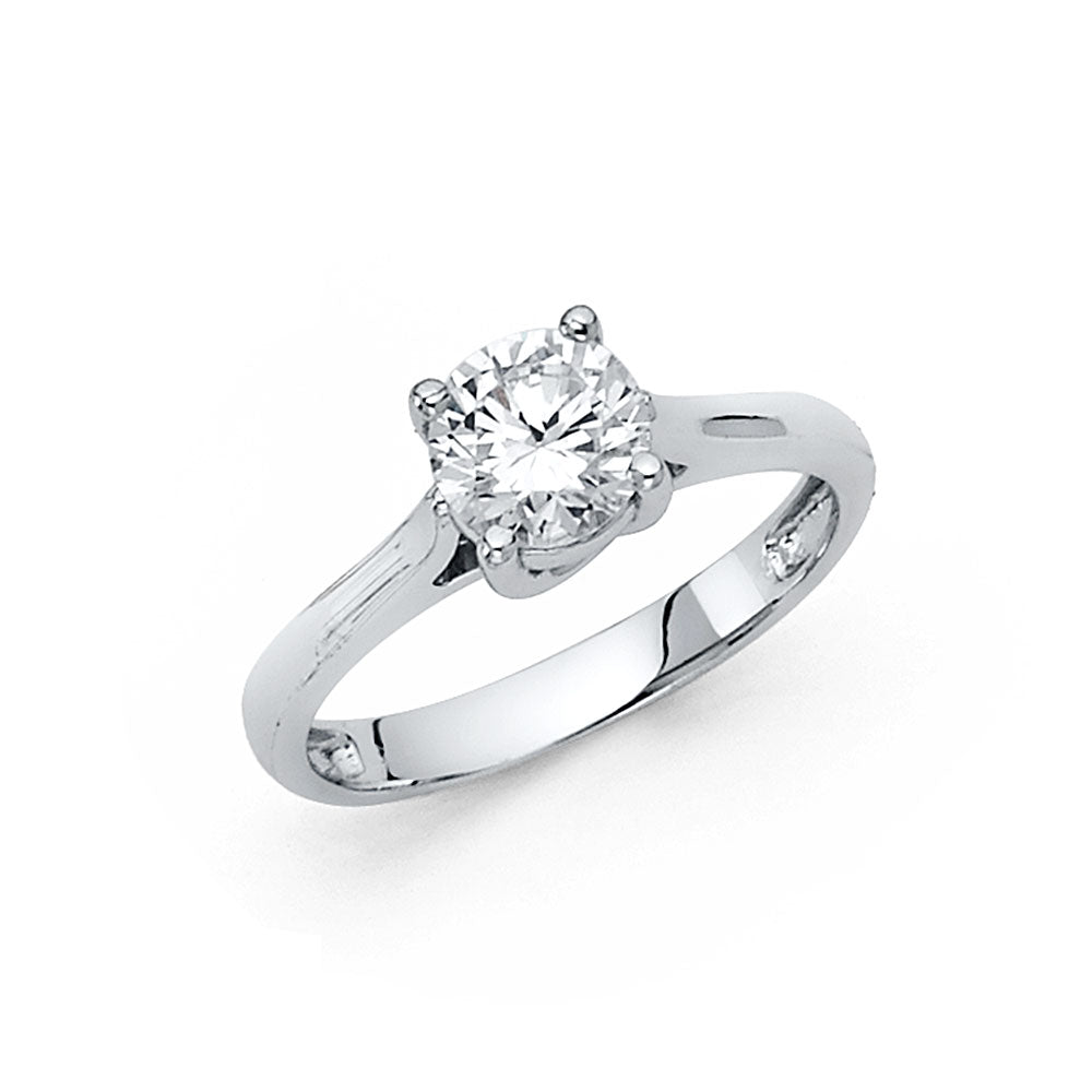 CZ Engagement Rings - 14K Gold - RG1153