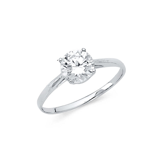 CZ Engagement Rings - 14K Gold - RG1157