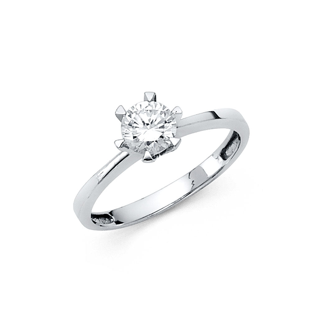 CZ Engagement Rings - 14K Gold - RG1159