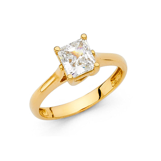 CZ Engagement Rings - 14K Gold - RG1166