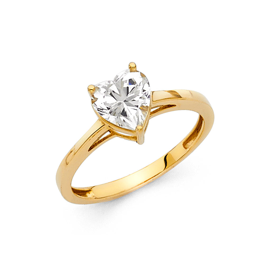 CZ Engagement Rings - 14K Gold - RG1170