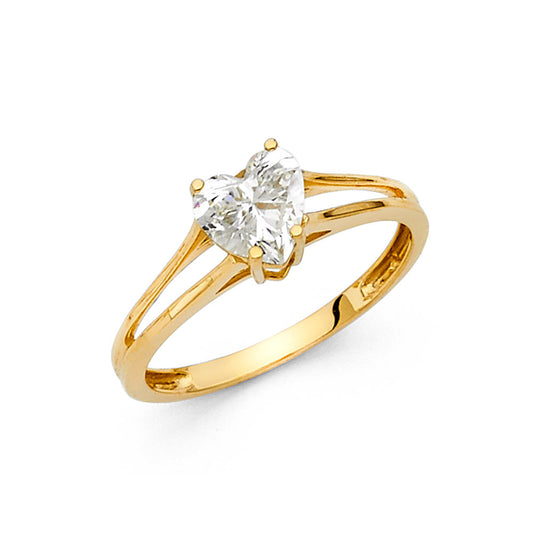 CZ Engagement Rings - 14K Gold - RG1172