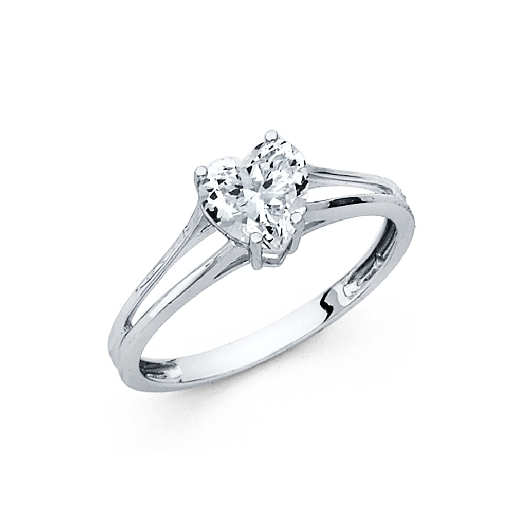 CZ Engagement Rings - 14K Gold - RG1173