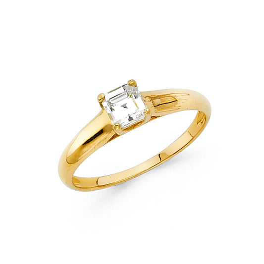 CZ Engagement Rings - 14K Gold - RG1186