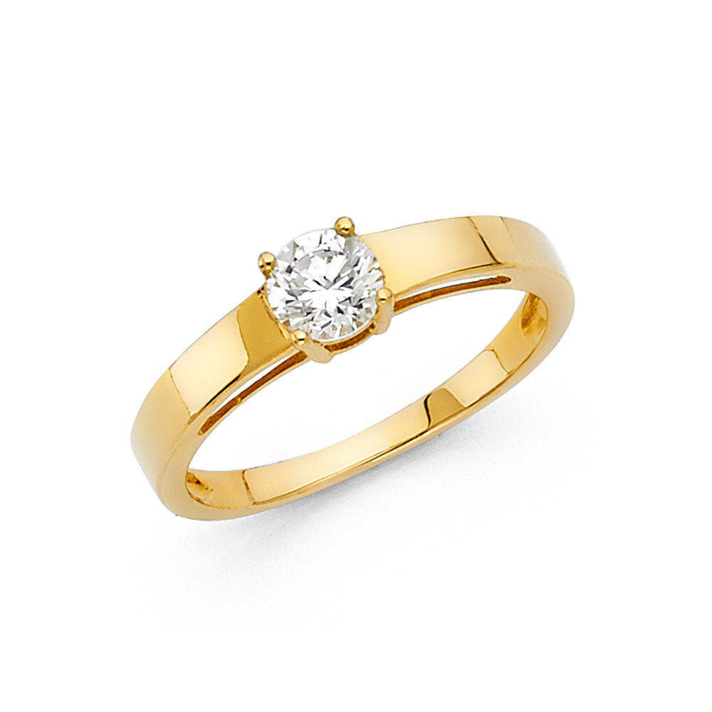 CZ Engagement Rings - 14K Gold - RG1188