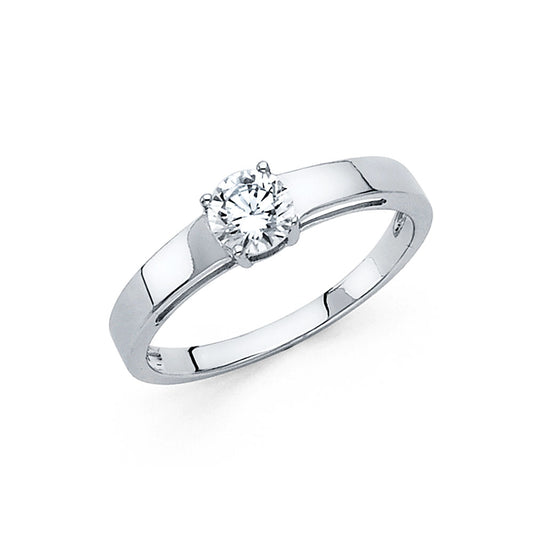 CZ Engagement Rings - 14K Gold - RG1189