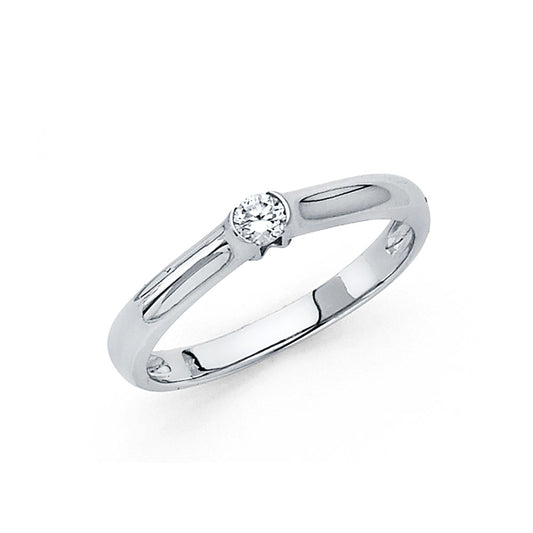 CZ Engagement Rings - 14K Gold - RG1197