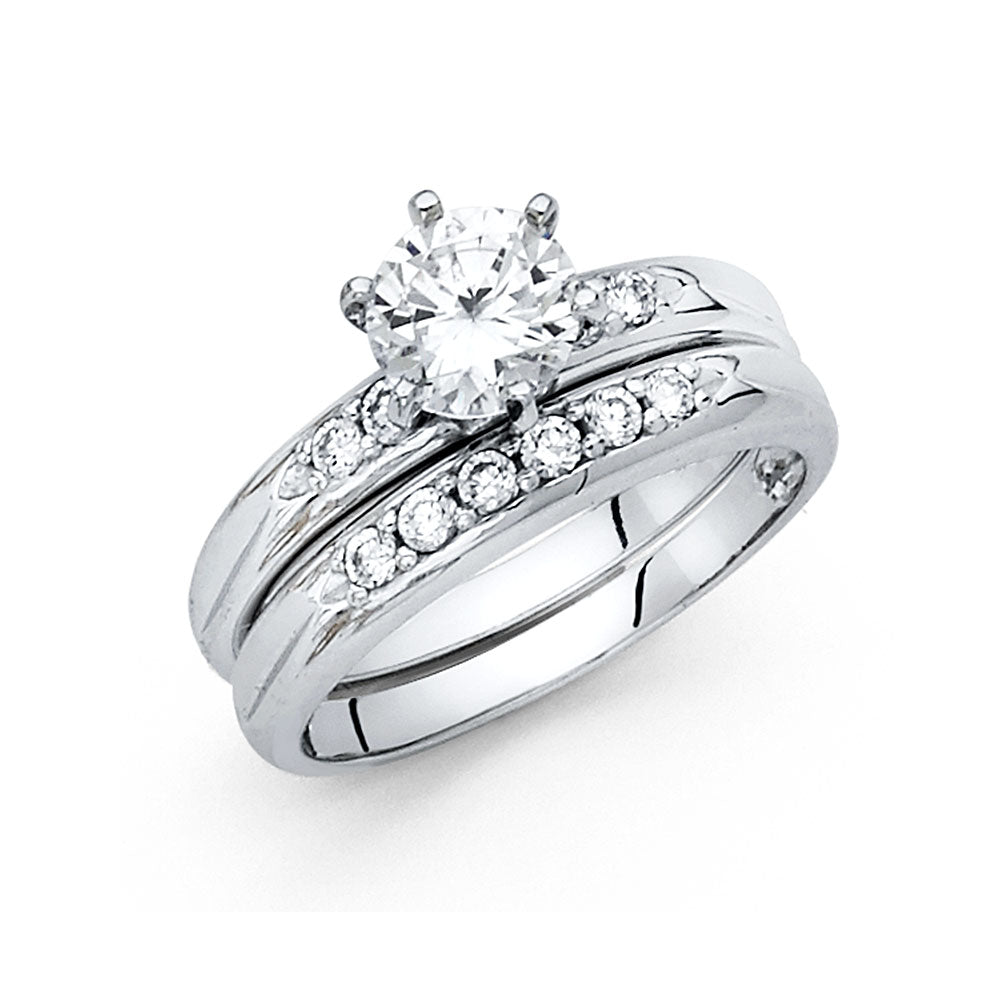 CZ Wedding Duo Sets- 14K - RG11W