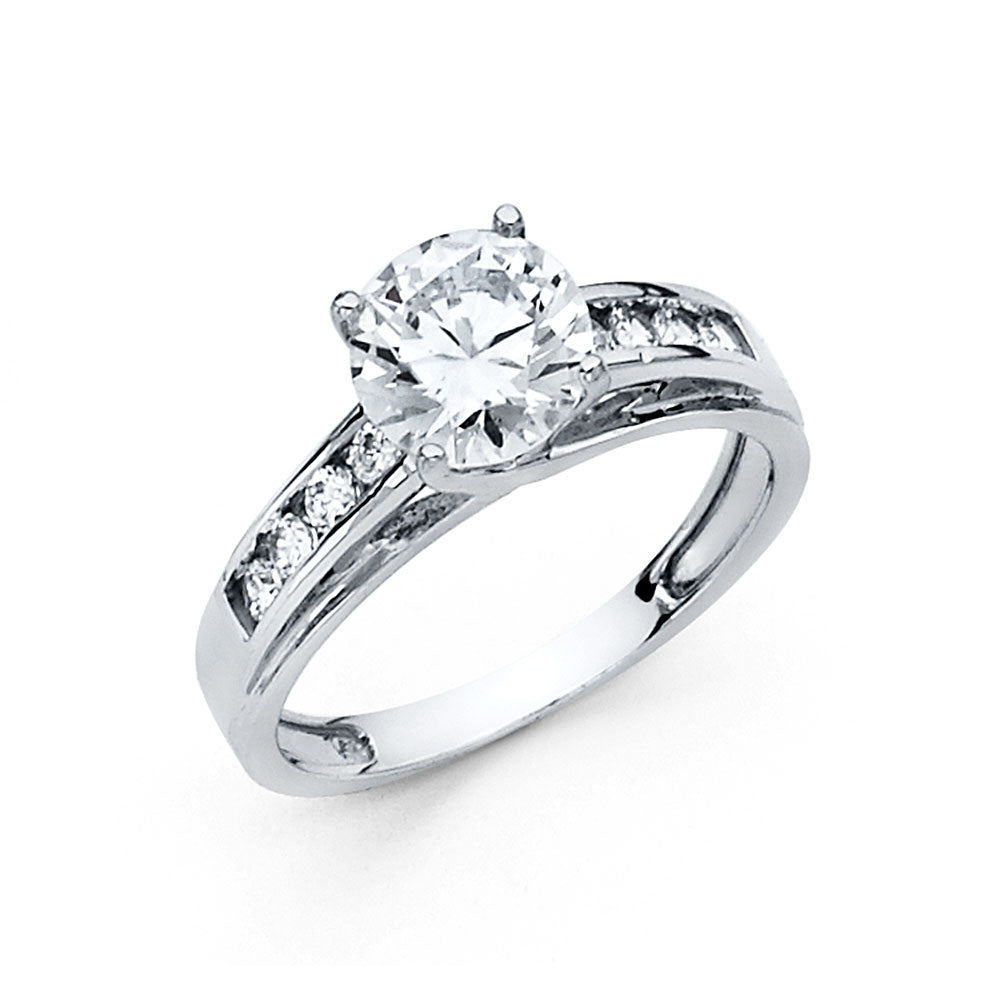 CZ Engagement Rings - 14K Gold - RG1223