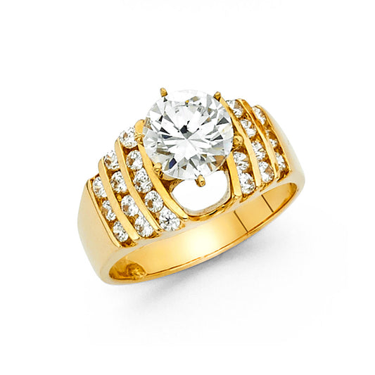 Fancy Rings & CZ Engagement Rings - 14K Gold - RG1286