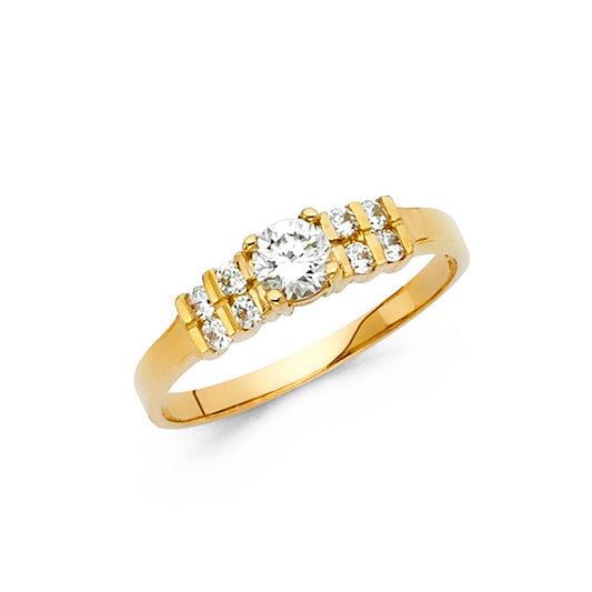 Fancy Rings & CZ Engagement Rings - 14K Gold - RG1289