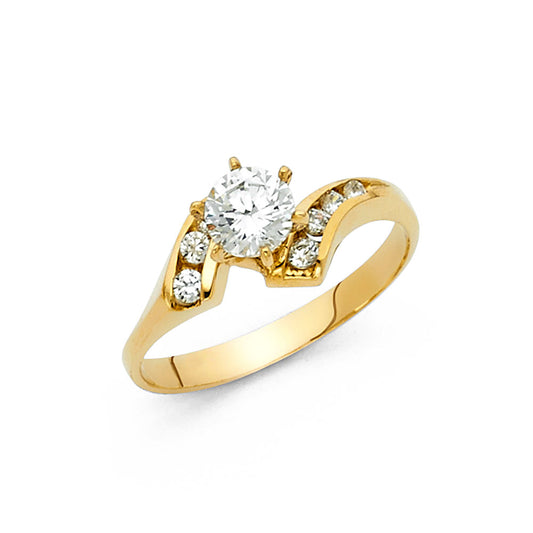 Fancy Rings & CZ Engagement Rings - 14K Gold - RG1291