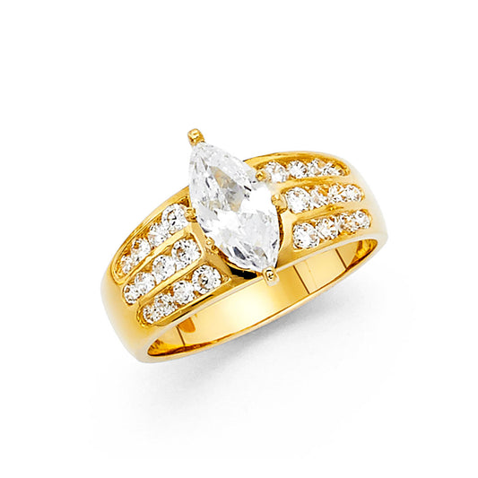 Fancy Rings & CZ Engagement Rings - 14K Gold - RG1315