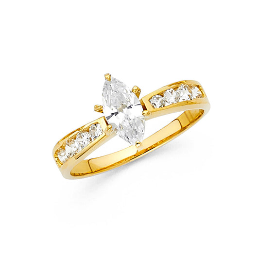 Fancy Rings & CZ Engagement Rings - 14K Gold - RG1317