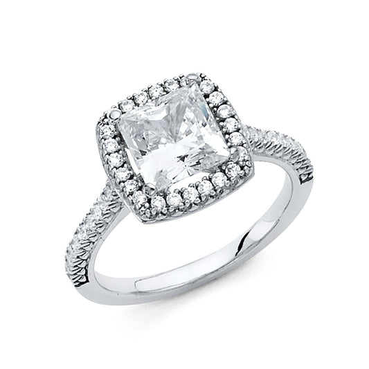 CZ Engagement Rings - 14K Gold - RG1330