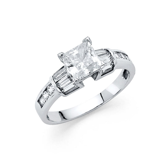 CZ Engagement Rings - 14K Gold - RG1344