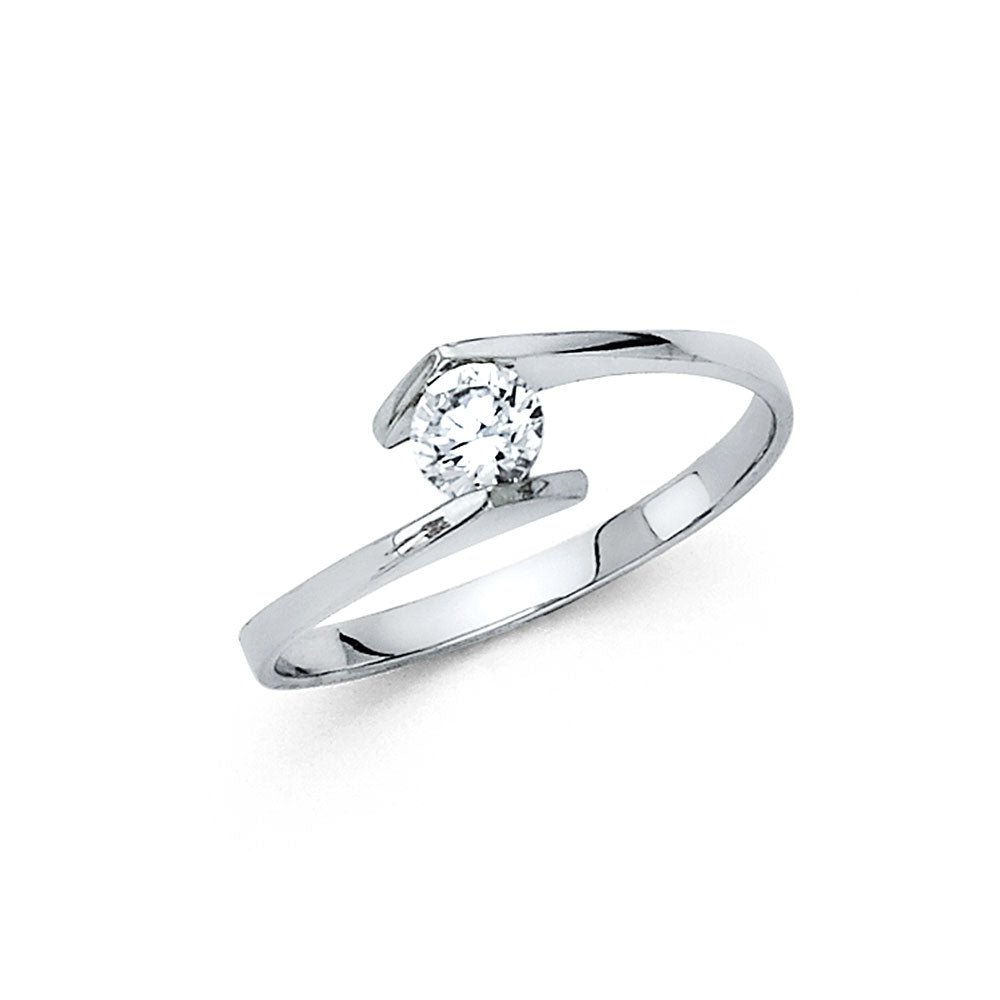 CZ Engagement Rings - 14K Gold - RG1363