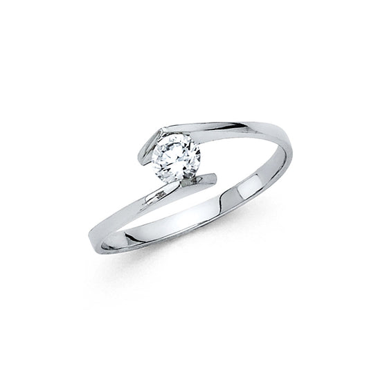 CZ Engagement Rings - 14K Gold - RG1363