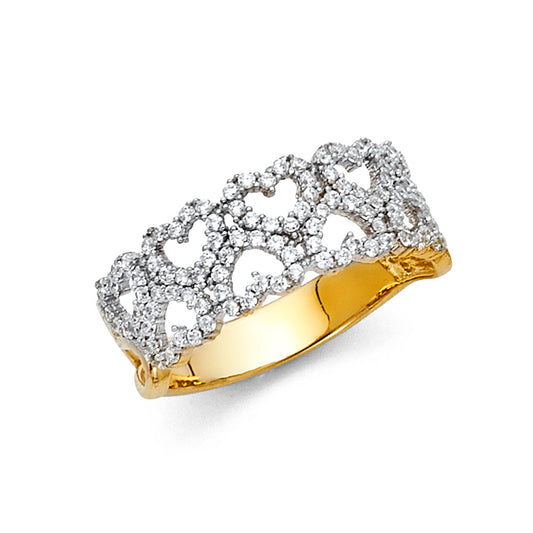 Fancy Rings & CZ Wedding Bands - 14K Gold - RG1376