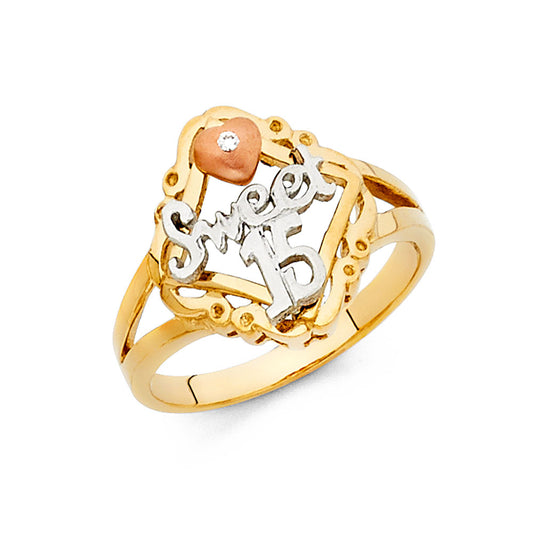 15 Años Rings - 14K Gold - RG1864