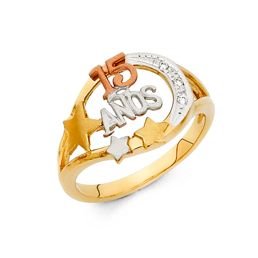15 Años Rings - 14K Gold - RG1865