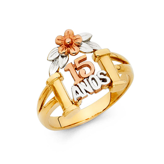15 Años Rings - 14K Gold - RG1866
