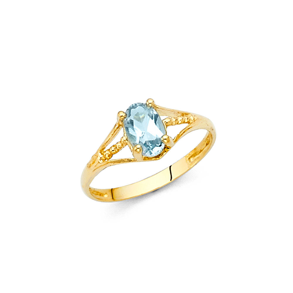 Monthly Baby Rings - 14K Gold - RG2297