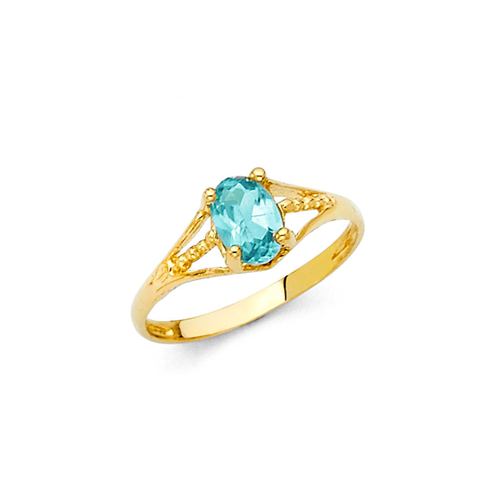 Monthly Baby Rings - 14K Gold - RG2297