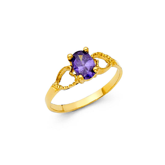 Baby CZ Rings - 14K Gold - RG2304