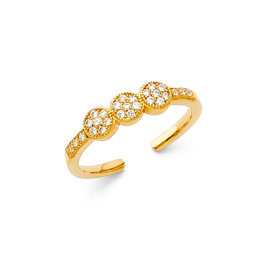 Toe Rings - 14K Gold - RG2306