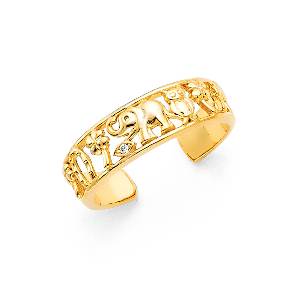 Toe Rings - 14K Gold - RG2308