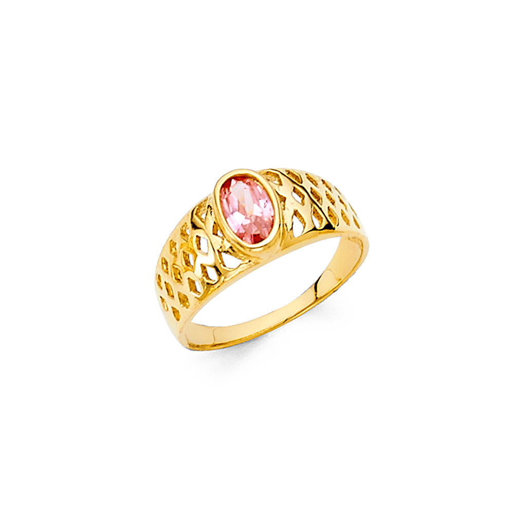 Baby CZ Rings - 14K Gold - RG2329