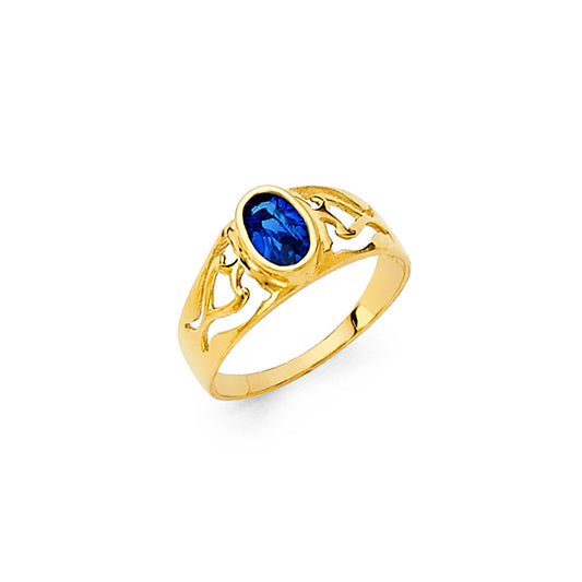 Baby CZ Rings - 14K Gold - RG2332