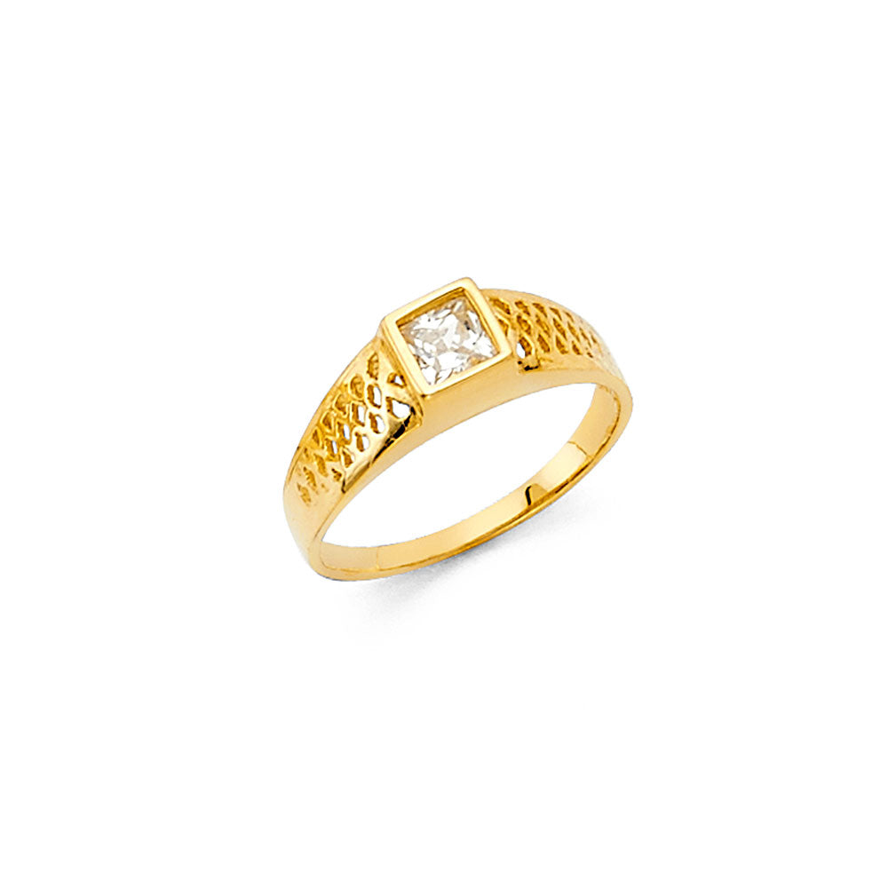 Baby CZ Rings - 14K Gold - RG2341