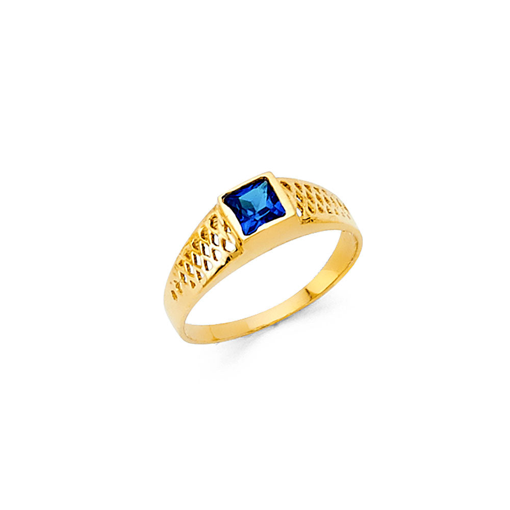 Baby CZ Rings - 14K Gold - RG2343