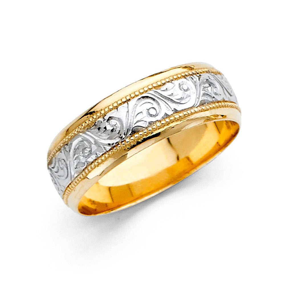 Fancy Wedding Bands - 14K - RG2349