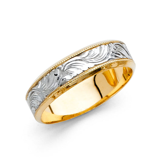 Fancy Wedding Bands - 14K - RG2351