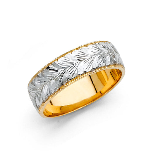 Fancy Wedding Bands - 14K - RG2354