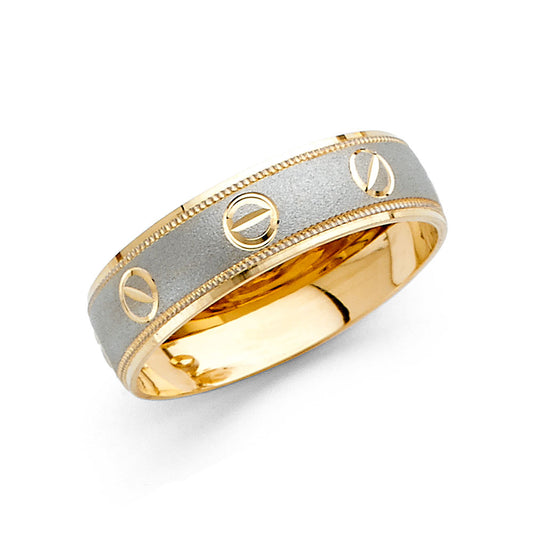 Fancy Wedding Bands - 14K - RG2359