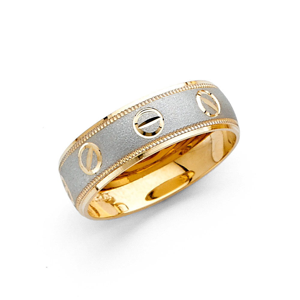 Fancy Wedding Bands - 14K - RG2360