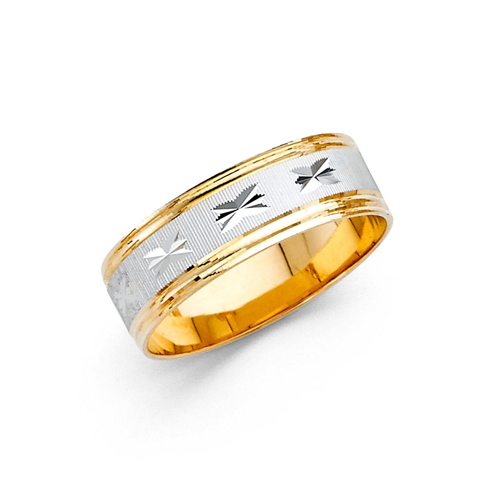 Fancy Wedding Bands - 14K - RG2362