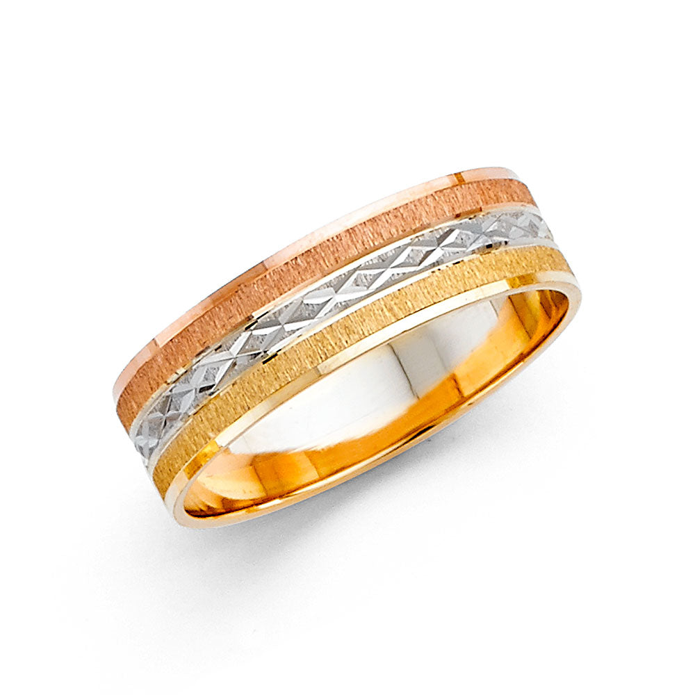 Fancy Wedding Bands - 14K - RG2371