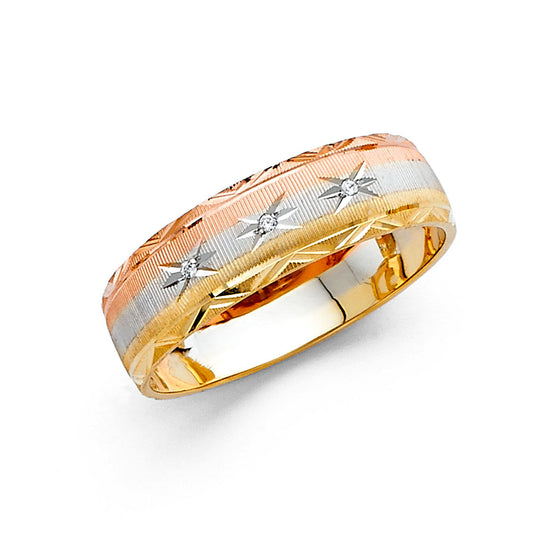 Fancy Wedding Bands - 14K - RG2373