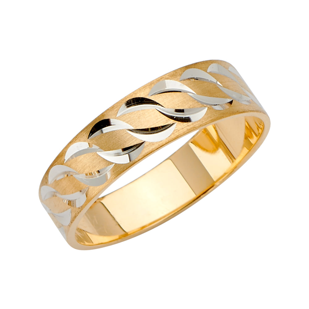 Sizable Wedding Bands - 14K Gold 6mm - RG2462