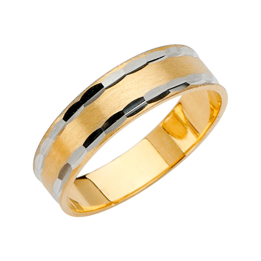 Sizable Wedding Bands - 14K Gold 6mm - RG2466