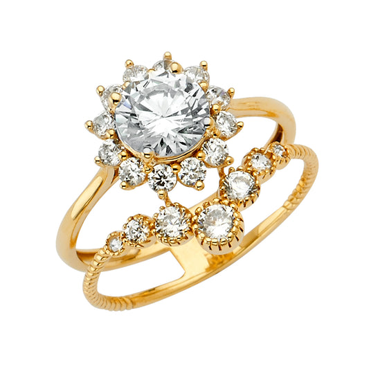 Fancy Rings & CZ Engagement Rings - 14K Gold - RG2638